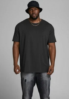 Jack & Jones T-Shirt JJECORP LOGO Schwarz/Dunkelgrau/Grau