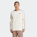adidas Originals Langarmshirt 3-STRIPES LS T Beige/Khaki/Weiß/Creme