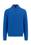 FYNCH-HATTON Troyer mit Logo an der Brust Blau/Dunkelblau