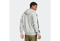 adidas Sportswear Sweatshirt 3S FL FZ HD Hellgrau