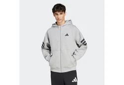 adidas Sportswear Sportsweatjacke FI 3S Hellgrau/Grau