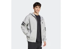 adidas Sportswear Sportsweatjacke FI 3S Hellgrau/Grau