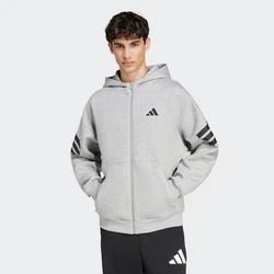 adidas Sportswear Sportsweatjacke FI 3S Hellgrau/Grau