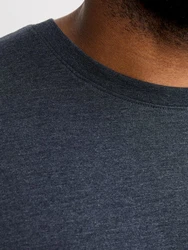 Jack & Jones PlusSize Rundhalsshirt JJEORGANIC MEL TEE SS O-NECK NOOS Dunkelblau