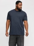 Jack & Jones PlusSize Rundhalsshirt JJEORGANIC MEL TEE SS O-NECK NOOS Dunkelblau