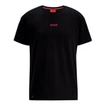 HUGO T-Shirt Linked mit Markenprint Schwarz/Braun/Rot/Rosa