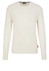 JOOP! Strickpullover Hajon Weiß/Khaki/Beige/Creme