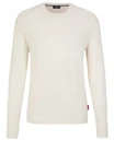 JOOP! Strickpullover Hajon Weiß/Khaki/Beige/Creme
