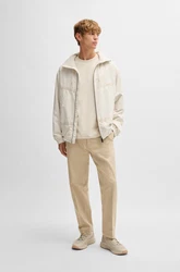 BOSS Langarmshirt C-Tubby 11 Khaki/Braun/Beige