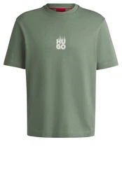 HUGO T-Shirt Dalsar 10259511 01 Dunkelgrün/Grün