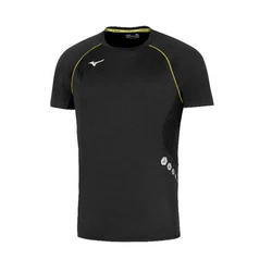 Mizuno T-Shirt Men Premium Tee Schwarz/Grün/Gelb/Dunkelrot/Rot