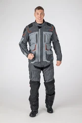 Lindstrands Motorradjacke Myrvik Grau/Hellgrau/Dunkelgrau