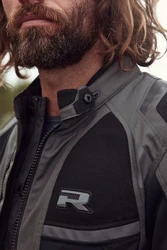 Richa Motorradjacke Airstorm Grau/Dunkelblau/Dunkelgrau