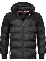 Winterjacke Herren Winterjacke Steppjacke mit Kapuze