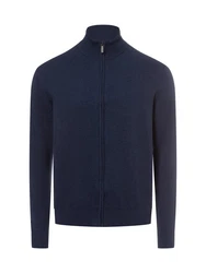 Nils Sundström Strickjacke Dunkelblau/Hellblau/Blau