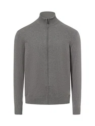 Nils Sundström Strickjacke Hellgrau/Dunkelgrau/Grau