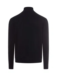Nils Sundström Strickjacke Schwarz/Dunkelblau
