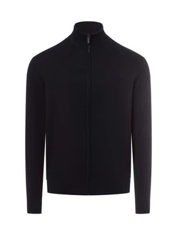 Nils Sundström Strickjacke Schwarz/Dunkelblau Nils Sundström Strickjacke Schwarz/Dunkelblau