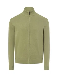 Nils Sundström Strickjacke Dunkelgrün/Grün/Khaki/Hellgrün