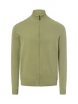 Nils Sundström Strickjacke Dunkelgrün/Grün/Khaki/Hellgrün
