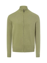 Nils Sundström Strickjacke Dunkelgrün/Grün/Khaki/Hellgrün