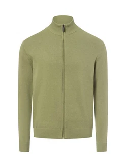 Nils Sundström Strickjacke Dunkelgrün/Grün/Khaki/Hellgrün