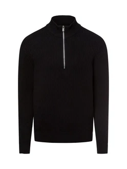 Nils Sundström Strickpullover Schwarz