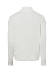 Nils Sundström Strickpullover Creme/Weiß/Grau