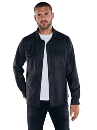 Sweatshirt Overshirt gemustert