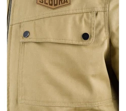 Segura Motorradjacke Tampico Braun/Khaki/Beige