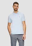 s.Oliver Kurzarmshirt Poloshirt aus Baumwollpiqué Logo Blau/Hellblau s.Oliver Kurzarmshirt Poloshirt aus Baumwollpiqué Logo Blau/Hellblau