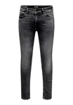 ONLY & SONS Slim-fit-Jeans Slim Fit Denim Jeans Alltags-Look mit Reißverschluss (8309) Grau (8309)