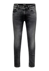 ONLY & SONS Slim-fit-Jeans Slim Fit Denim Jeans Alltags-Look mit Reißverschluss (8309) Dunkelgrau/Grau/Hellgrau/Schwarz