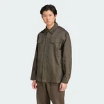 adidas Originals Langarmshirt PREMIUM ESSENTIALS WORKWEAR HEMDJACKE Dunkelgrün/Khaki