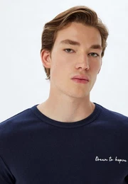 T-Shirt Rundhalsausschnitt Kurzrmelig
