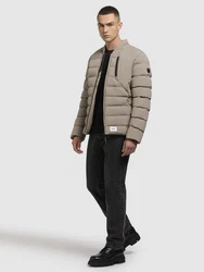 khujo Steppjacke HOMER Beige/Khaki/Braun