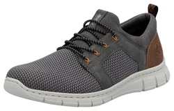 Rieker Slip-On Sneaker Dunkelgrau/Grau/Hellgrau