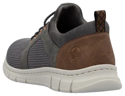 Rieker Slip-On Sneaker Dunkelgrau/Grau/Hellgrau