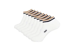 BOSS Freizeitsocken AS Uni Stripe CC Dunkelblau/Weiß/Rot/Creme/Beige