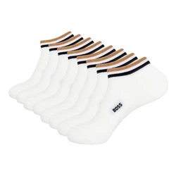 BOSS Freizeitsocken AS Uni Stripe CC Dunkelblau/Weiß/Rot/Creme/Beige
