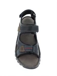 Reflexan Sandale Sandalette Grau/Dunkelblau/Blau/Hellblau