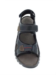 Reflexan Sandale Sandalette Grau/Dunkelblau/Blau/Hellblau