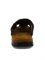 Reflexan Clog Pantolette Dunkelbraun/Braun/Rot/Bordeaux