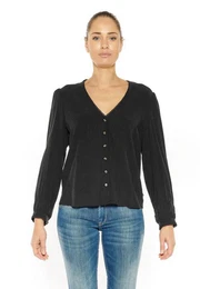 Strickjacke GANDA mit dezentem Spitzenbesatz