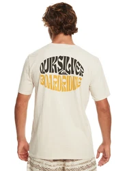 Quiksilver T-Shirt Bold Move Khaki/Gelb/Beige/Creme