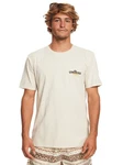 Quiksilver T-Shirt Bold Move Khaki/Gelb/Beige/Creme