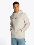 Tommy Jeans Hoodie TJM REG LINEAR LOGO HOODIE EXT Grau/Khaki/Hellblau/Beige/Braun