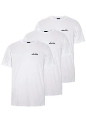 Ellesse T-Shirt AZZINI TEE (3 PACK) schwarz/weiß
