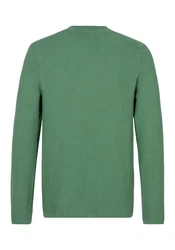 Joop Jeans Rundhalspullover Hajon Grün/Dunkelgrün