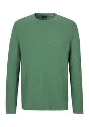 Joop Jeans Rundhalspullover Hajon Grün/Dunkelgrün